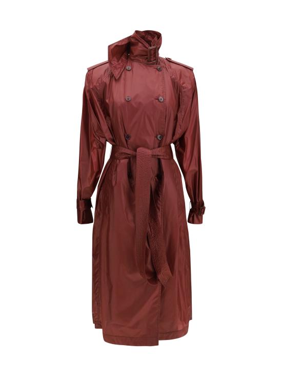 26SS 생로랑 트렌치 코트 870862YZ9GI 6005 BORDEAUX