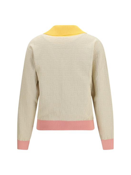 26SS 펜디 긴팔 티셔츠 FZXE95AW4S F0WC4 BEIGE - FENDI