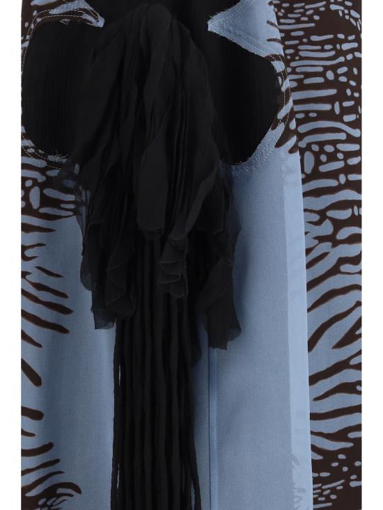 26SS 살바토레 페라가모 미디 스커트 793912 001 MULTICOLOUR - SALVATORE FERRAGAMO