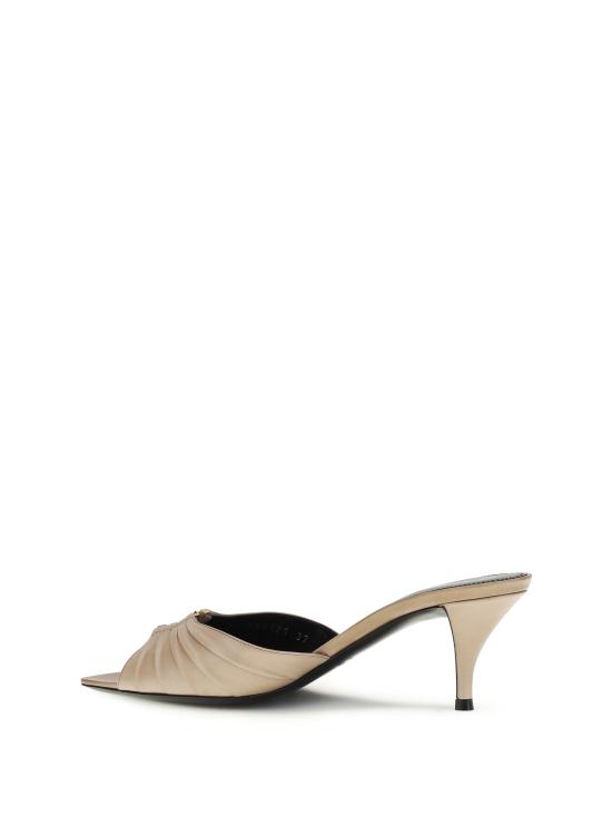 26SS 생로랑 뮬/슬리퍼 86112125V00 9943 CREAM - SAINT LAURENT