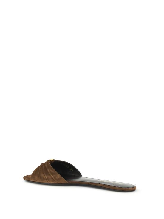 26SS 생로랑 뮬/슬리퍼 86965827D00 2319 BROWN - SAINT LAURENT