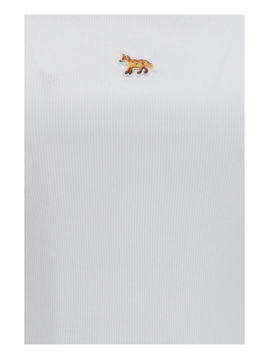 26SS 메종키츠네 베이비 폭스 탱크탑 PW00623KA0033 P100 WHITE - MAISON KITSUNE