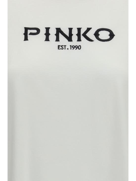 26SS 핑코 반팔 티셔츠 106872A3B3 Z05 WHITE - PINKO