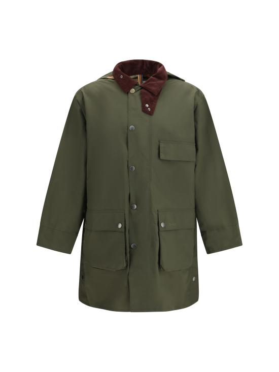 26SS 바버 자켓 MCA1127 OL52 GREEN