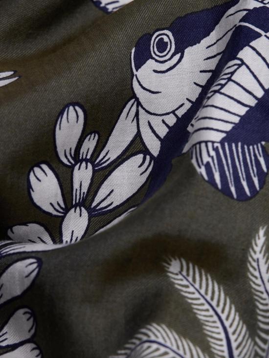  이누이 에디션 머플러/스카프 이노우이 에디션 스퀘어 100 넵튠 스카프 - INOUI EDITION