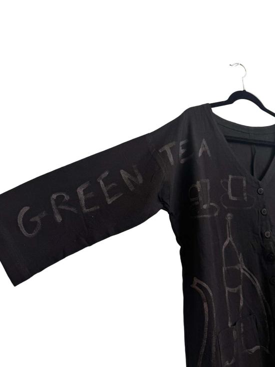  해피 프렌치 갱 점프수트 #113 핸드페인팅  M/L 티타임 - HAPPY FRENCH GANG