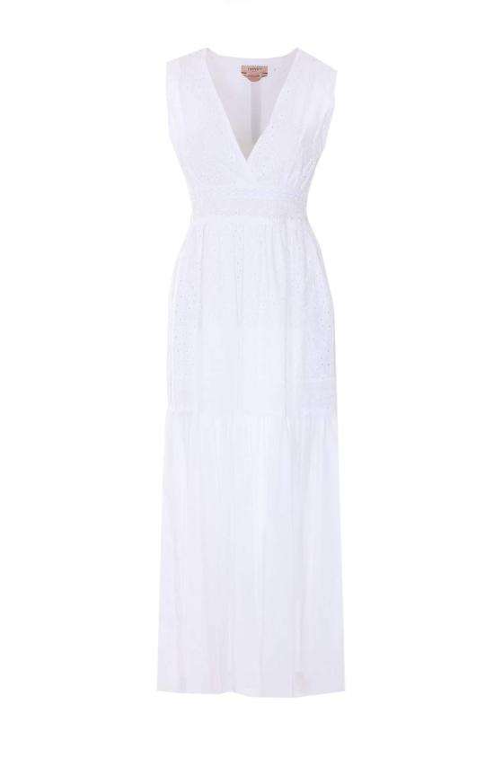  트윈셋 롱 원피스 롱 드레스 화이트