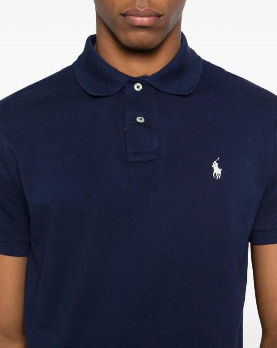 26SS 폴로 랄프로렌 폴로 티셔츠 710680784517 NEWPORT NAVY CREAM PP Blue - POLO RALPH LAUREN