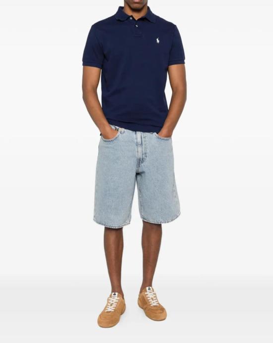 26SS 폴로 랄프로렌 폴로 티셔츠 710680784517 NEWPORT NAVY CREAM PP Blue - POLO RALPH LAUREN