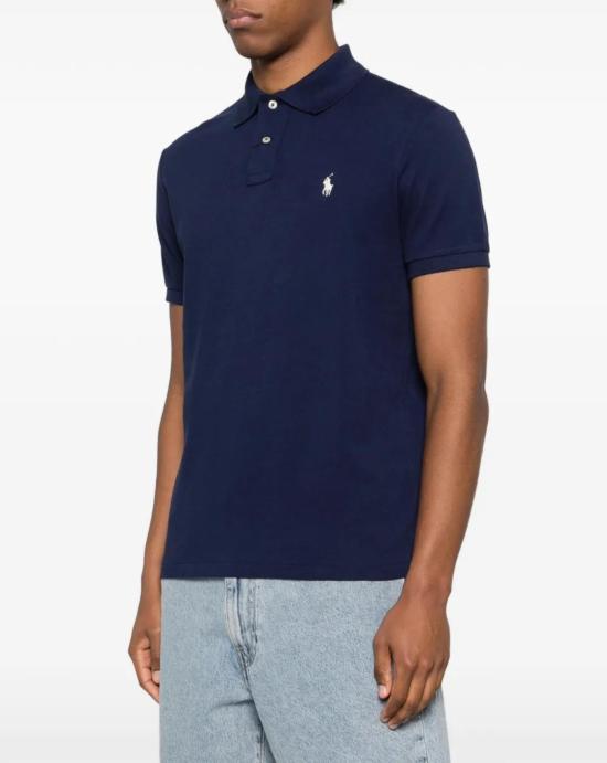 26SS 폴로 랄프로렌 폴로 티셔츠 710680784517 NEWPORT NAVY CREAM PP Blue - POLO RALPH LAUREN