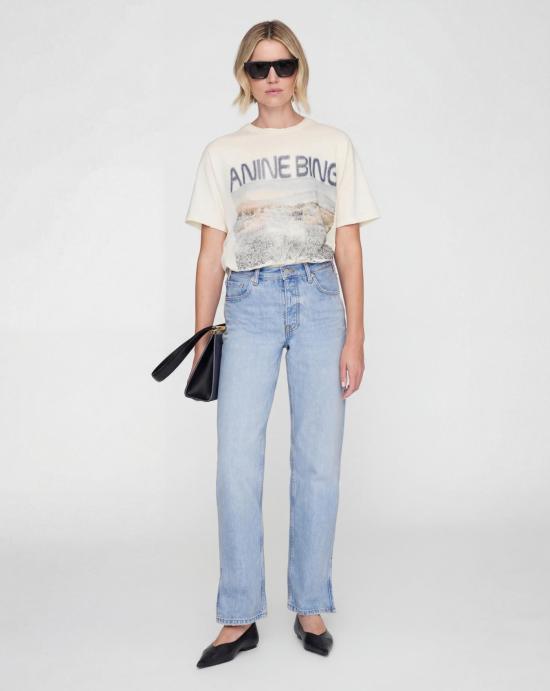 26SS 애니빙 셔츠 A0812078 OFW1OFF WHITE Beige - ANINE BING