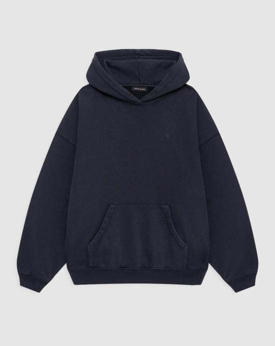 26SS 애니빙 후드 티셔츠 A0812095 VTG3VINTAGE BLACK Vintage black