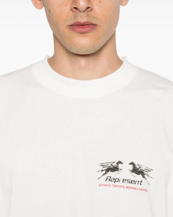 26SS 리프레젠트 셔츠 MLM100768 72 Flat white - REPRESENT