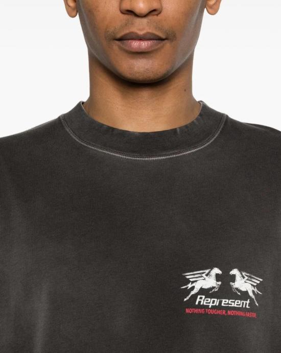 26SS 리프레젠트 셔츠 MLM100768 04 Stained black - REPRESENT