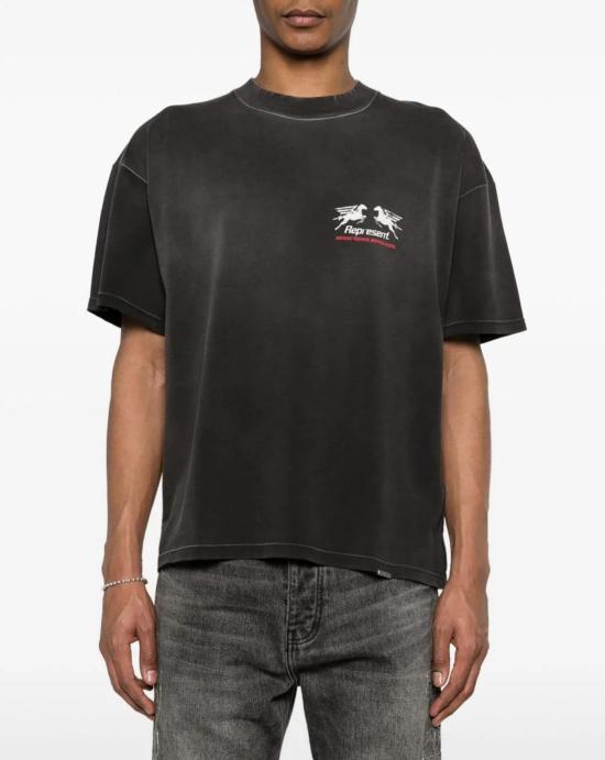 26SS 리프레젠트 셔츠 MLM100768 04 Stained black - REPRESENT