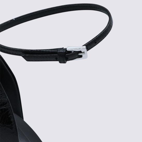  알라이아 힐/펌프스 도르세이 90 펌프스 블랙 - ALAIA