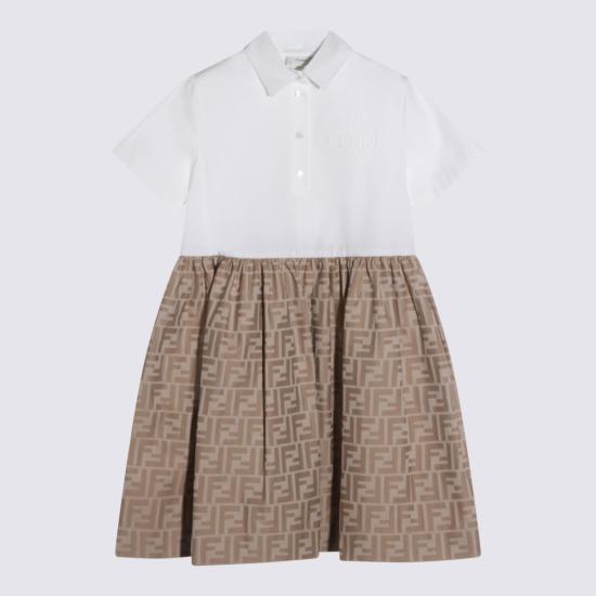  [키즈] 펜디 원피스 키즈 트렌치 코튼 드레스