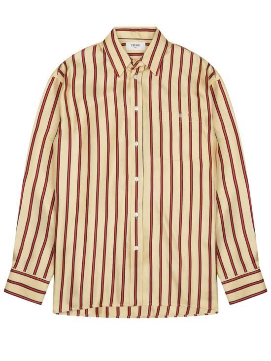  셀린느 셔츠 카미시아 인 세타 셔츠 옐로우