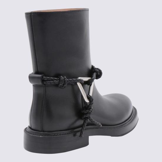  보테가베네타 부츠 보테가 베네타 블랙 가죽 - BOTTEGA VENETA