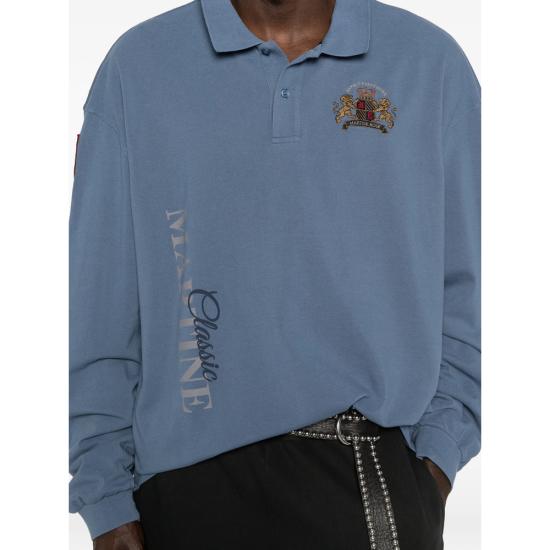 26SS 마틴로즈 폴로 티셔츠 688JE02535 BLU BLUE - MARTINE ROSE