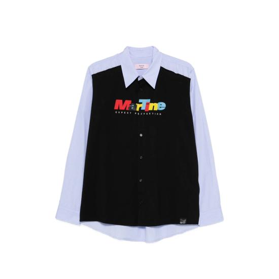 26SS 마틴로즈 폴로 티셔츠 494WS36531 BLU BLUE BLACK