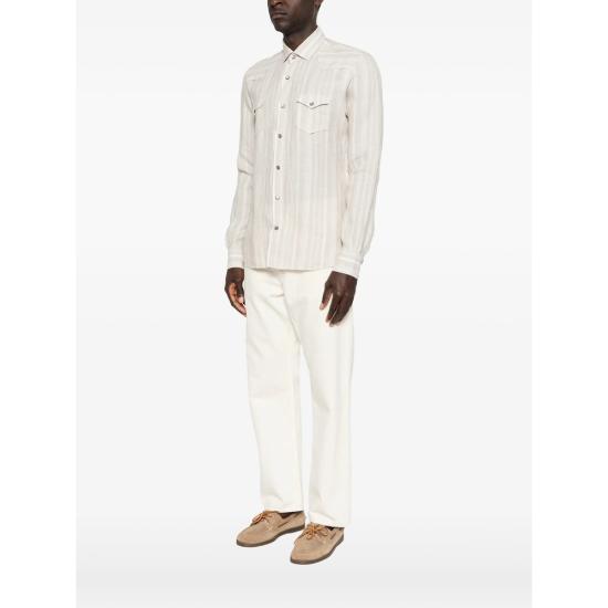 26SS 발바 긴팔 셔츠 54041 0002 NEUTRALS WHITE - BARBA