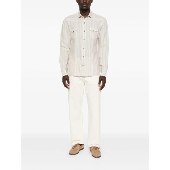 26SS 발바 긴팔 셔츠 54041 0002 NEUTRALS WHITE - BARBA