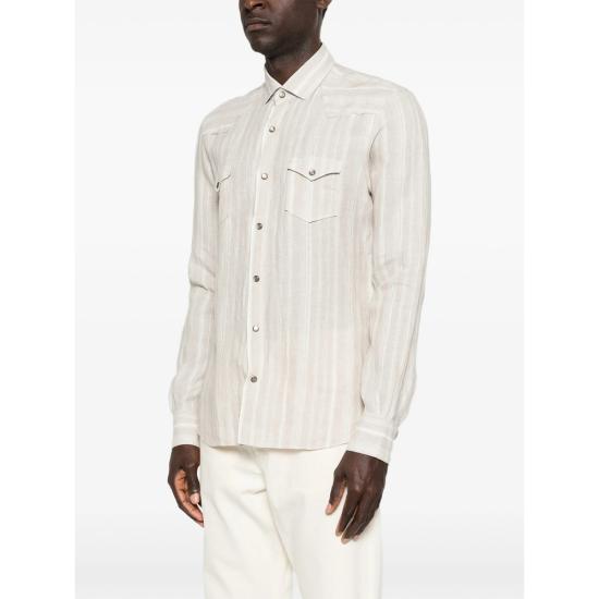 26SS 발바 긴팔 셔츠 54041 0002 NEUTRALS WHITE - BARBA