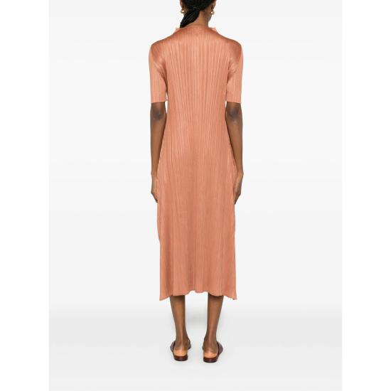26SS 플리츠플리즈 미디 원피스 PP66JH136 44 ORANGE - PLEATS PLEASE