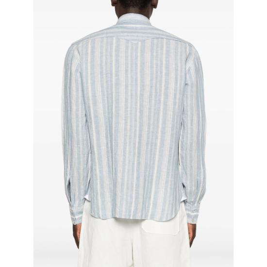 26SS 발바 긴팔 셔츠 54041 0001 BLUE WHITE - BARBA