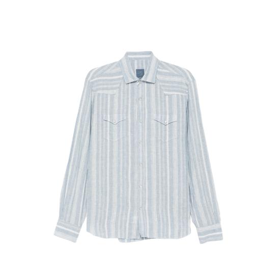 26SS 발바 긴팔 셔츠 54041 0001 BLUE WHITE