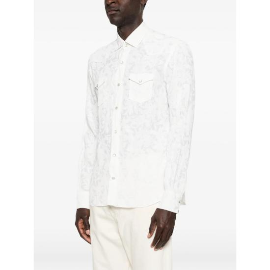 26SS 발바 긴팔 셔츠 54064 0001 WHITE - BARBA