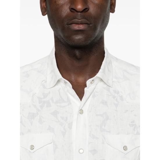 26SS 발바 긴팔 셔츠 54064 0001 WHITE - BARBA