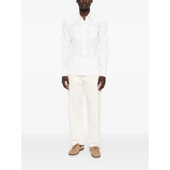 26SS 발바 긴팔 셔츠 54064 0001 WHITE - BARBA