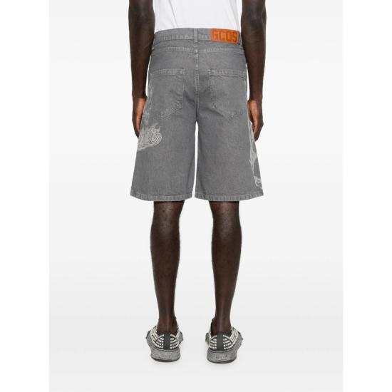 26SS 지씨디에스 데님 숏팬츠 C1MWQL222D069 GREWH GREY - GCDS