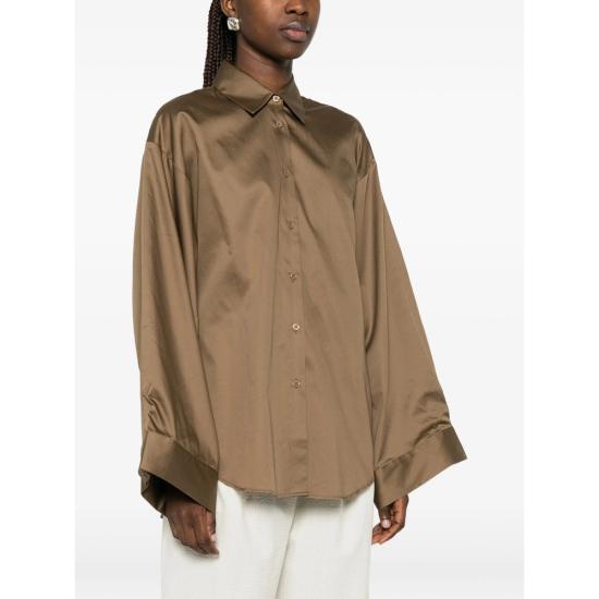 26SS 더프랭키샵 셔츠 TILA LIBRO BROWN - THE FRANKIE SHOP