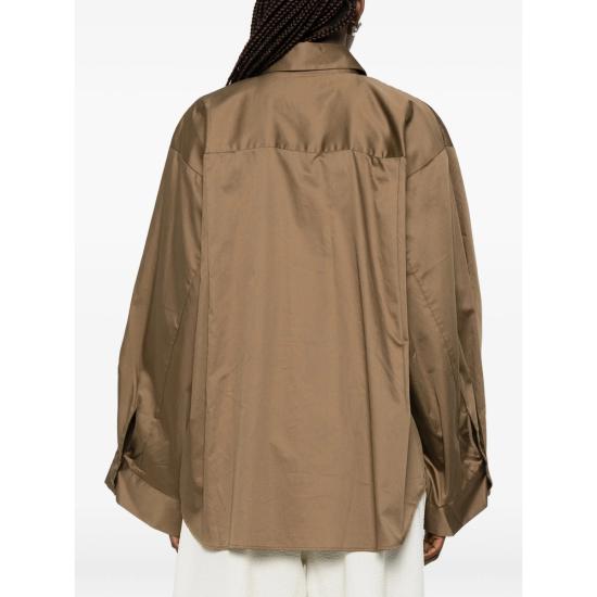 26SS 더프랭키샵 셔츠 TILA LIBRO BROWN - THE FRANKIE SHOP