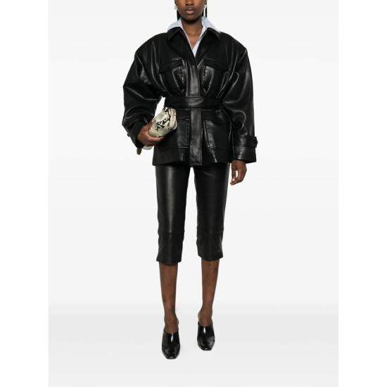 26SS 더프랭키샵 가죽 자켓 KELIA BLACK - THE FRANKIE SHOP