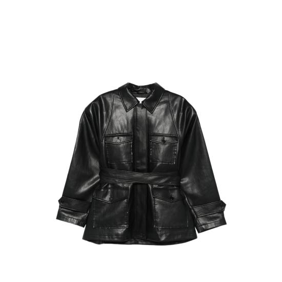 26SS 더프랭키샵 가죽 자켓 KELIA BLACK