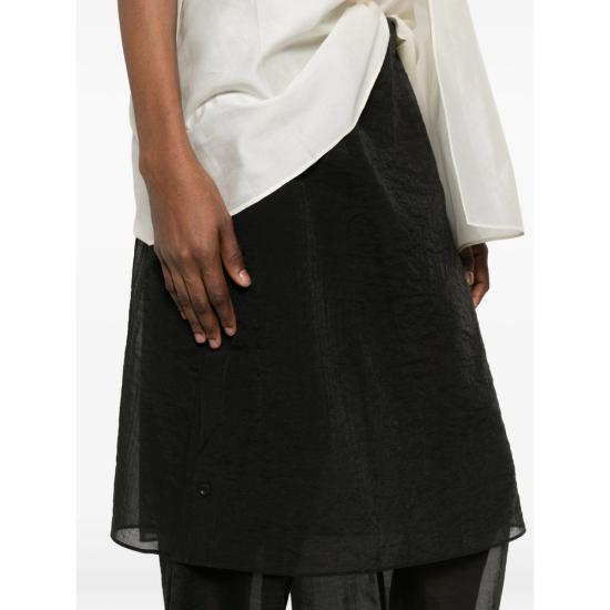 26SS 빅토리아 찬 스트레이트 팬츠 SS26138BL BLACK - VIKTORIA CHAN