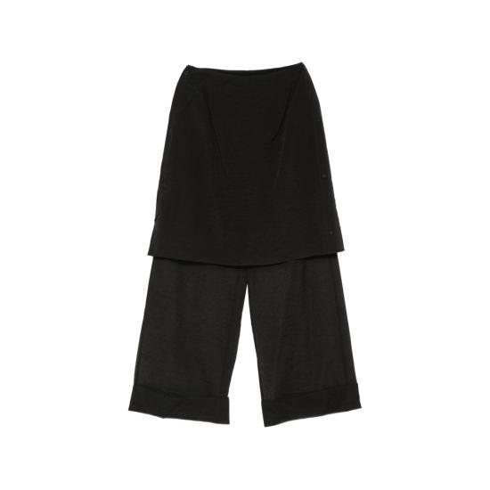 26SS 빅토리아 찬 스트레이트 팬츠 SS26138BL BLACK