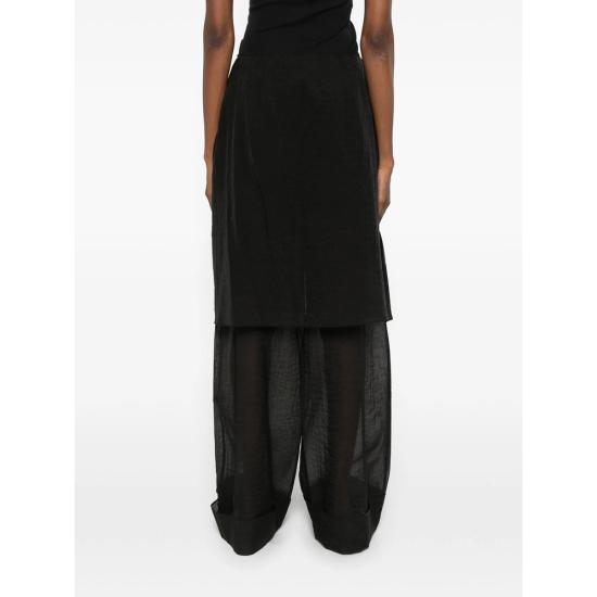 26SS 빅토리아 찬 스트레이트 팬츠 SS26138BL BLACK - VIKTORIA CHAN