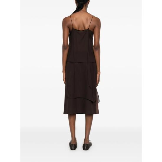 26SS 빅토리아 찬 미디 원피스 SS26018BR BROWN - VIKTORIA CHAN