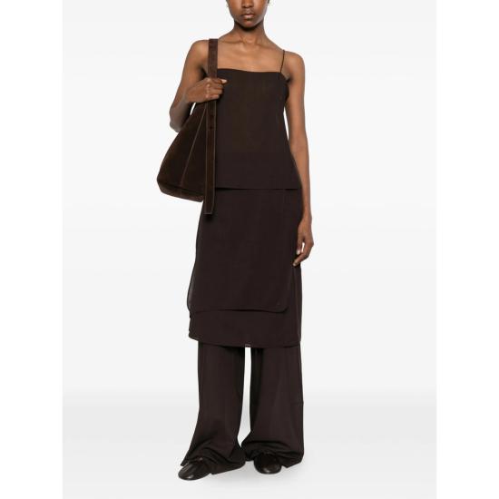 26SS 빅토리아 찬 미디 원피스 SS26018BR BROWN - VIKTORIA CHAN