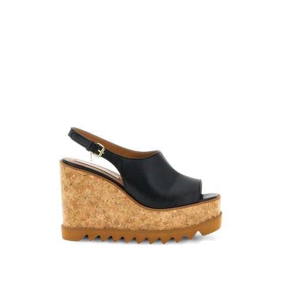 26SS 스텔라 맥카트니 샌들 810687 AP0AM0 1000 BLACK