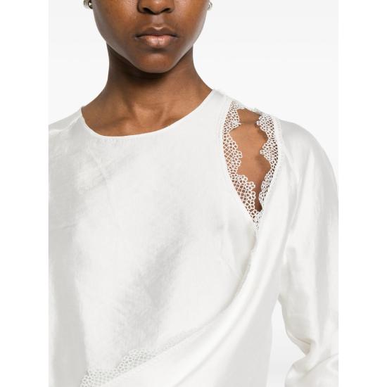 26SS 빅토리아 찬 긴팔 티셔츠 SS26102WH WHITE - VIKTORIA CHAN