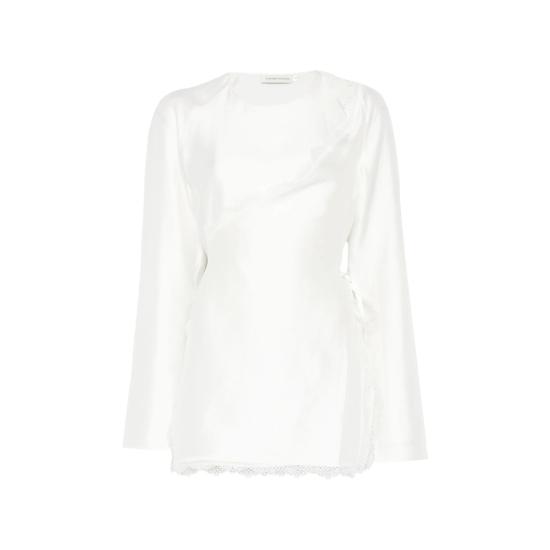 26SS 빅토리아 찬 긴팔 티셔츠 SS26102WH WHITE