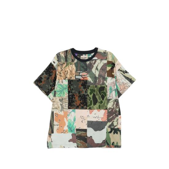 26SS 갤러리 디파트먼트 반팔 티셔츠 TOP012 PRPAT GREEN BROWN