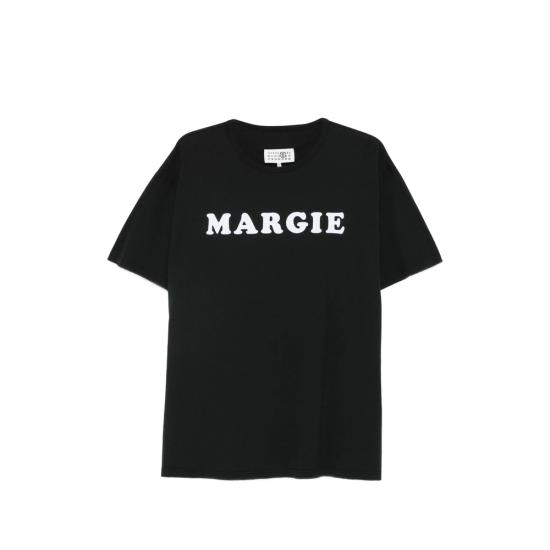 26SS MM6 메종마르지엘라 반팔 티셔츠 M20108 SH2GC0040 900 BLACK