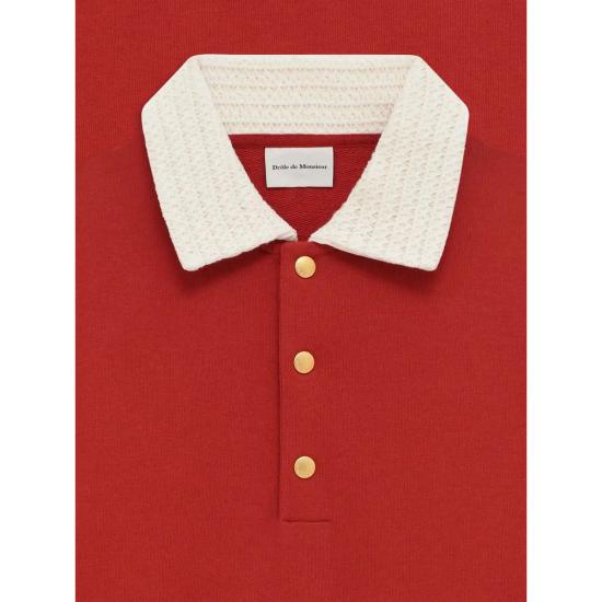 26SS 드롤드무슈 폴로 티셔츠 K PL168 CO127 DKRED - DROLE DE MONSIEUR